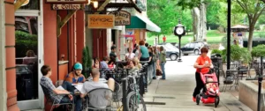 Sidewalk in Athens, GA